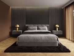 Decowall Acoustic Advanced Deluxe antraciet 260x30cm 2 stuks