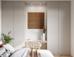 Decowall Acoustic Tile bronze oak 50x50cm 4 pieces