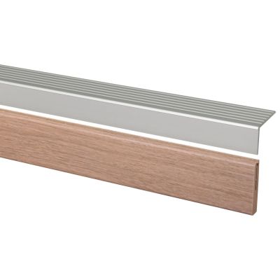 Afwerkprofiel bruin eiken 130 x 5 cm