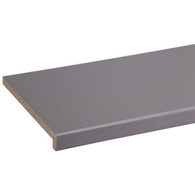 Vensterbank spaanplaat 38mm warm grijs 29x302cm