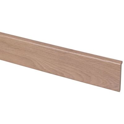 Open trapprofiel bruin eiken 130 x 5,6 cm