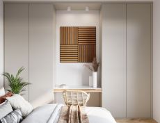 Decowall Acoustic Tile bronze oak 50x50cm 4 pieces