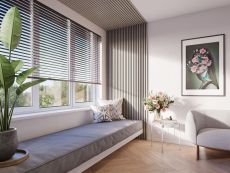 Decowall Acoustic ergraute Eiche 260x30cm 2 St&uuml;ck