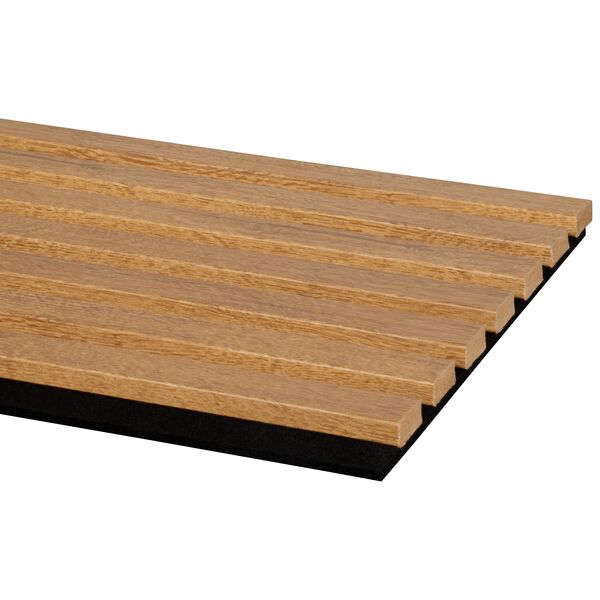 decowall donker eiken lattenwand houten wandpaneel muur panelen
