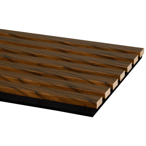 decowall donker eiken lattenwand houten wandpaneel muur panelen