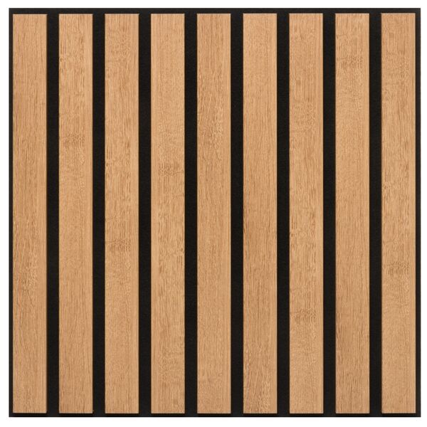 decowall donker eiken lattenwand houten wandpaneel muur panelen